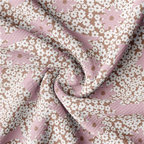 Easter Liverpool Bullet Textured Stretch Solid Strip Thick Knit Jersey Fabric