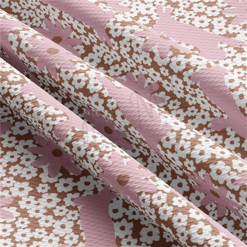 Easter Liverpool Bullet Textured Stretch Solid Strip Thick Knit Jersey Fabric