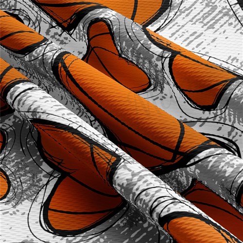 Basketball Printed Liverpool Fabric AA1988 & Get a Free $89.99 Embroidery Bundle