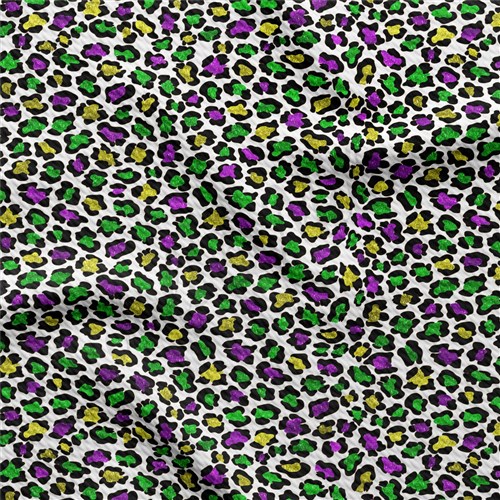 Mardi Gras Printed Liverpool 4 Way Fabric AA1360 & Get a Free $89.99 Embroidery Bundle