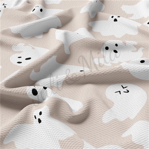 Ghosts Fall Autumn Pumpkin Liverpool Fabric AA742 & Get a Free $89.99 Embroidery Bundle