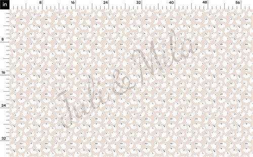 Ghosts Fall Autumn Pumpkin Liverpool Fabric AA742 & Get a Free $89.99 Embroidery Bundle