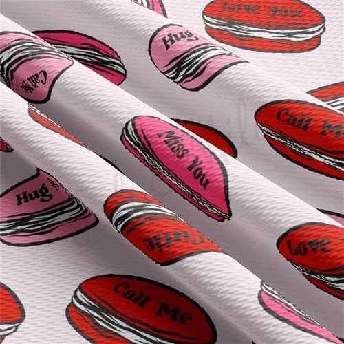 Valentine's Day Liverpool Bullet Textured Stretch Solid Strip Thick Knit Jersey Fabric