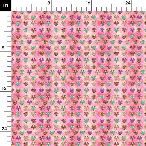 Valentine's Day Printed Liverpool Bullet Textured Stretch Solid Strip Thick Knit Jersey Fabric