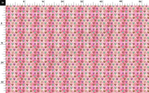 Valentine's Day Printed Liverpool Bullet Textured Stretch Solid Strip Thick Knit Jersey Fabric