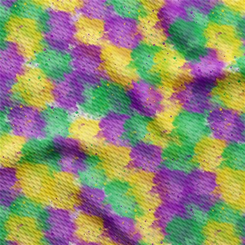 Mardi Gras Printed Liverpool Fabric AA1849 & Get a Free $89.99 Embroidery Bundle