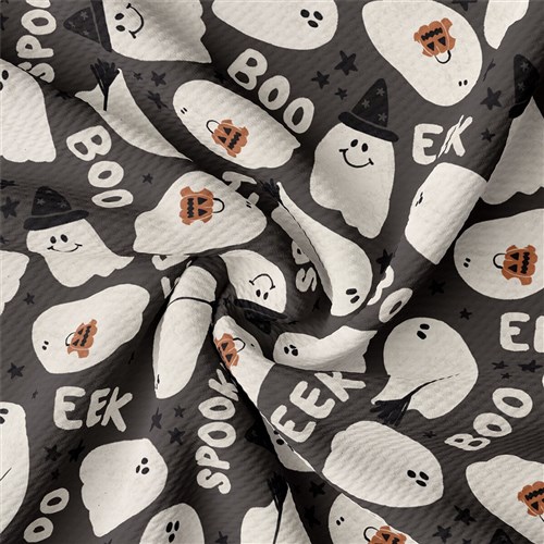 Autumn Fall Halloween Printed Liverpool Fabric AA1843 & Get a Free $89.99 Embroidery Bundle