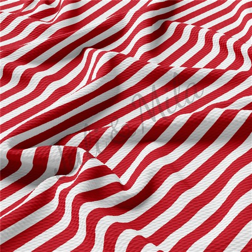 Printed Liverpool Bullet Textured Stretch Solid Strip Thick Knit Jersey Fabric