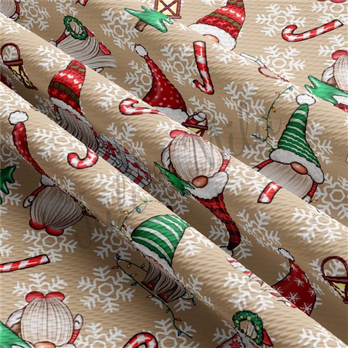 Christmas Liverpool Bullet Textured Stretch Solid Strip Thick Knit Jersey Fabric