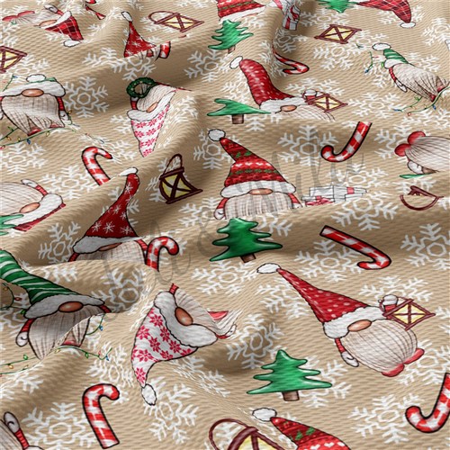 Christmas Liverpool Bullet Textured Stretch Solid Strip Thick Knit Jersey Fabric