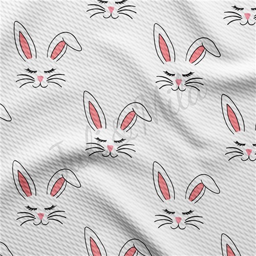 Easter Easter88 Liverpool Bullet Textured Stretch Solid Strip Thick Knit Jersey Fabric