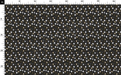 New Year's Eve Printed Liverpool Fabric AA2135 & Get a Free $89.99 Embroidery Bundle
