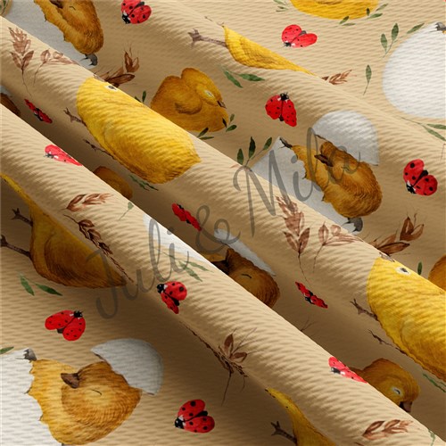 Easter Printed Liverpool Fabric Egg Bunny Pastel (E6) & Get a Free $89.99 Embroidery Bundle