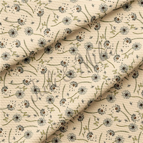 Printed Liverpool Fabric (Floral51) & Get a Free $89.99 Embroidery Bundle