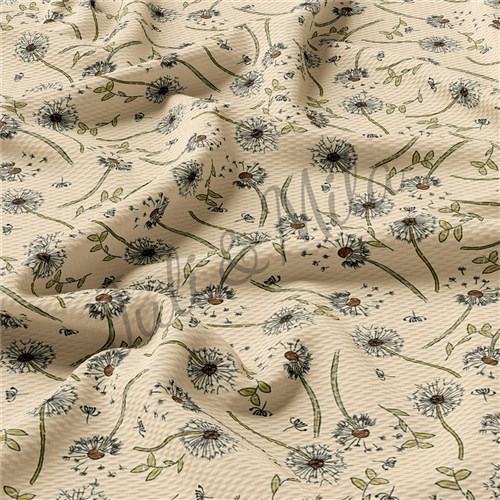 Printed Liverpool Fabric (Floral51) & Get a Free $89.99 Embroidery Bundle