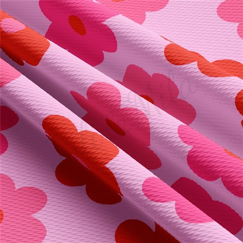 Valentine's Day Liverpool Bullet Textured Stretch Solid Strip Thick Knit Jersey Fabric