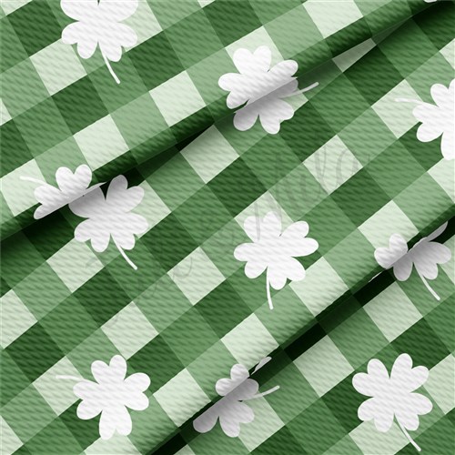 St. Patrick's Day Printed Liverpool Bullet Textured Stretch Solid Strip Thick Knit Jersey Fabric