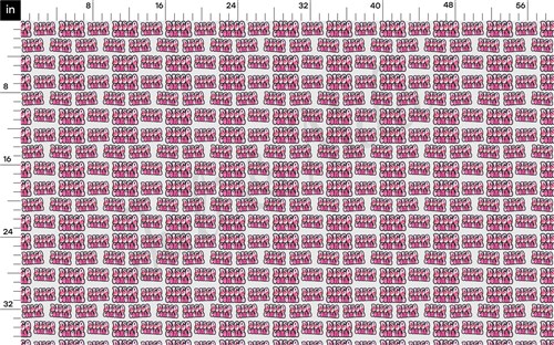 Disco Cow Girl Printed Liverpool Bullet Textured Stretch Solid Strip Thick Knit Jersey Fabric