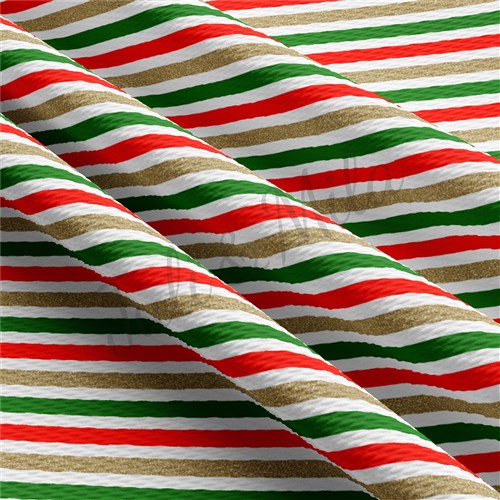 Christmas Liverpool Bullet Textured Stretch Solid Strip Thick Knit Jersey Fabric