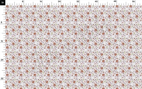 Fall Pumpkin Printed Liverpool Bullet Textured Stretch Solid Strip Thick Knit Jersey Fabric