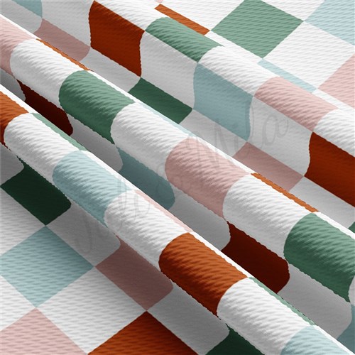 Liverpool Bullet Textured Stretch Solid Strip Thick Knit Jersey Fabric