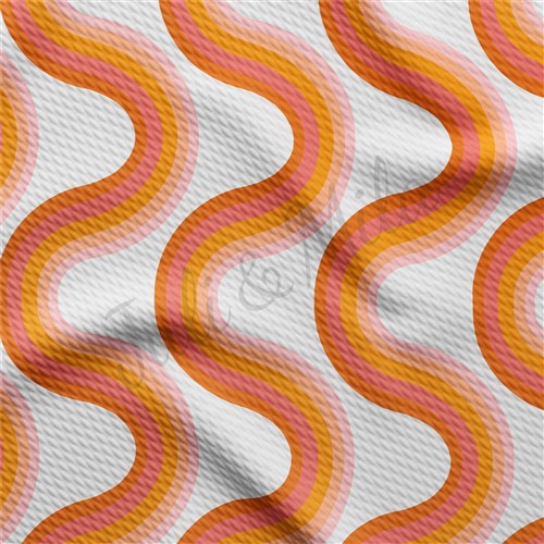 Liverpool Bullet Textured Stretch Solid Strip Thick Knit Jersey Fabric