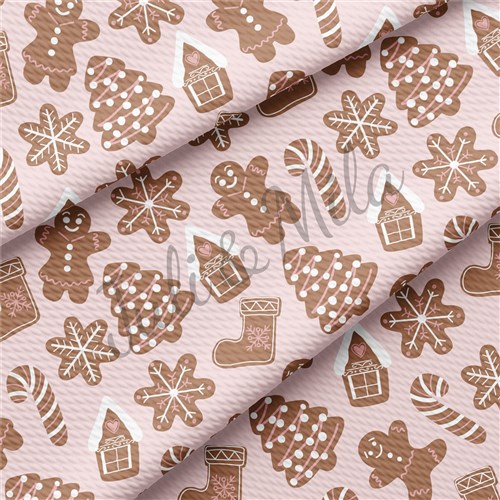 Christmas Printed Liverpool Bullet Textured Stretch Solid Strip Thick Knit Jersey Fabric