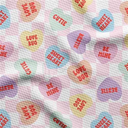 Valentine's Day Liverpool Bullet Textured Stretch Solid Strip Thick Knit Jersey Fabric