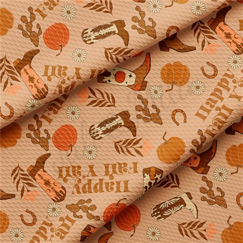 Fall Autumn Halloween Printed Liverpool Fabric AA893 & Get a Free $89.99 Embroidery Bundle