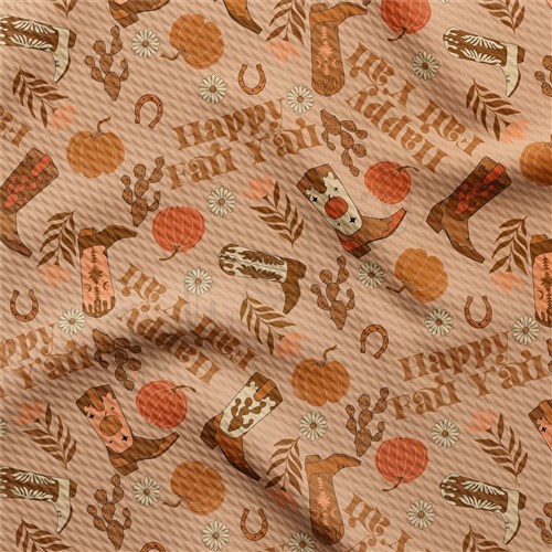 Fall Autumn Halloween Printed Liverpool Fabric AA893 & Get a Free $89.99 Embroidery Bundle