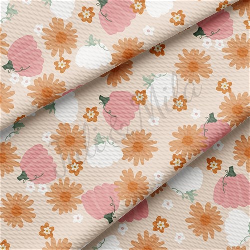 Fall Autumn Pumpkin Liverpool Bullet Textured Stretch Solid Strip Thick Knit Jersey Fabric