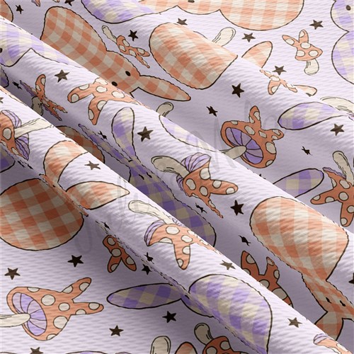 Easter Liverpool Bullet Textured Stretch Solid Strip Thick Knit Jersey Fabric