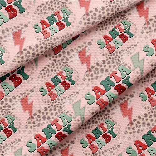 Christmas Christmas Liverpool Bullet Textured Stretch Solid Strip Thick Knit Jersey Fabric
