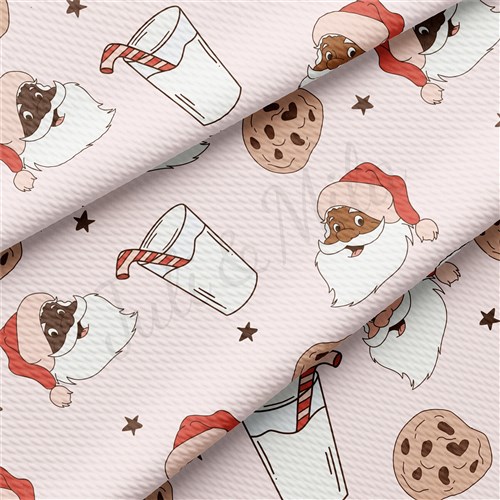 Christmas Printed Liverpool Bullet Textured Stretch Solid Strip Thick Knit Jersey Fabric