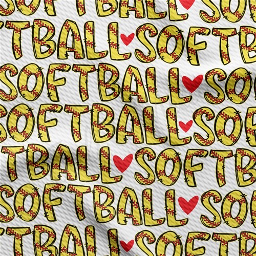 Softball Printed Liverpool Bullet Textured Stretch Solid Strip Thick Knit Jersey Fabric