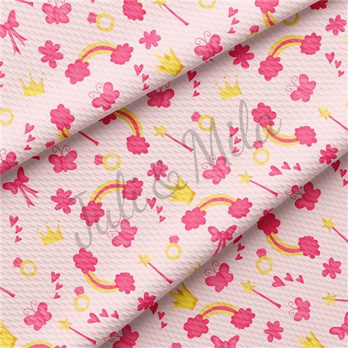 Princess Printed Liverpool 4 Way Fabric Bow princess & Get a Free $89.99 Embroidery Bundle