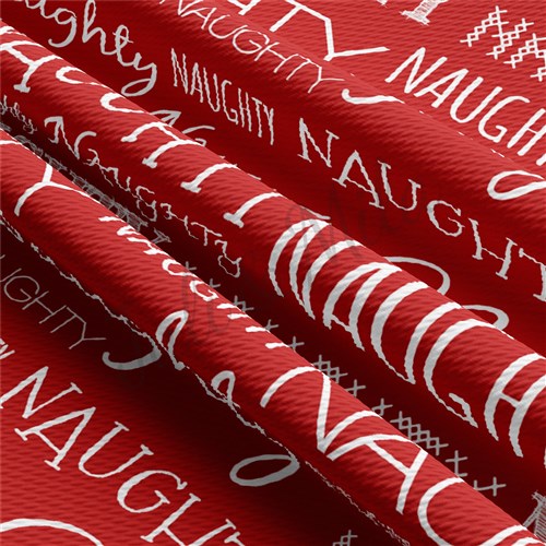 Christmas Printed Liverpool Bullet Textured Stretch Solid Strip Thick Knit Jersey Fabric