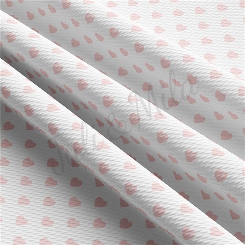 Valentine's Day Liverpool Bullet Textured Stretch Solid Strip Thick Knit Jersey Fabric