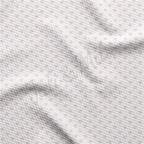 Valentine's Day Liverpool Bullet Textured Stretch Solid Strip Thick Knit Jersey Fabric