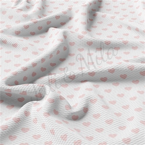 Valentine's Day Liverpool Bullet Textured Stretch Solid Strip Thick Knit Jersey Fabric