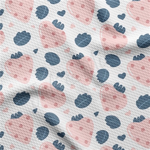Valentine's Day Liverpool Bullet Textured Stretch Solid Strip Thick Knit Jersey Fabric