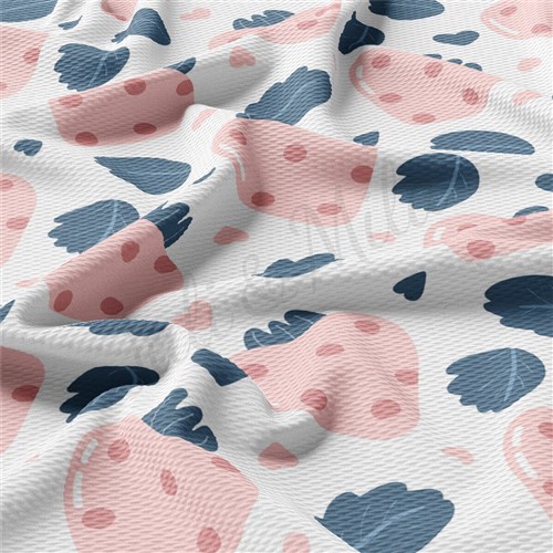 Valentine's Day Liverpool Bullet Textured Stretch Solid Strip Thick Knit Jersey Fabric