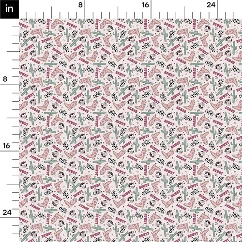Howdy Cow Boho Liverpool Bullet Textured Stretch Solid Strip Thick Knit Jersey Fabric