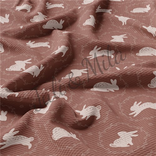 Easter Printed Liverpool Fabric Egg Bunny Pastel (E5) & Get a Free $89.99 Embroidery Bundle