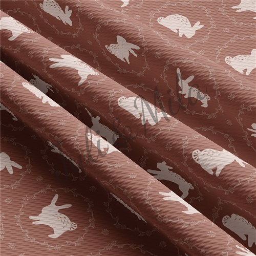 Easter Printed Liverpool Fabric Egg Bunny Pastel (E5) & Get a Free $89.99 Embroidery Bundle