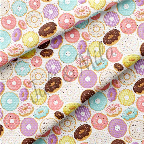Printed Liverpool Fabric (Donuts) & Get a Free $89.99 Embroidery Bundle
