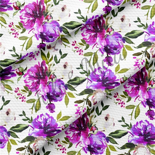 Printed Floral Liverpool Bow Floral Flowers AA266 & Get a Free $89.99 Embroidery Bundle