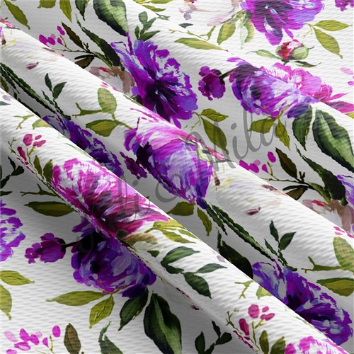 Printed Floral Liverpool Bow Floral Flowers AA266 & Get a Free $89.99 Embroidery Bundle