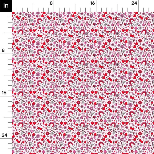 Valentine's Day Liverpool Bullet Textured Stretch Solid Strip Thick Knit Jersey Fabric