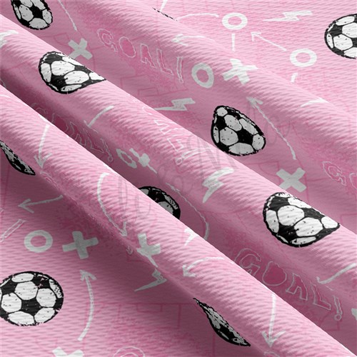 Soccer Liverpool Bullet Textured Stretch Solid Strip Thick Knit Jersey Fabric